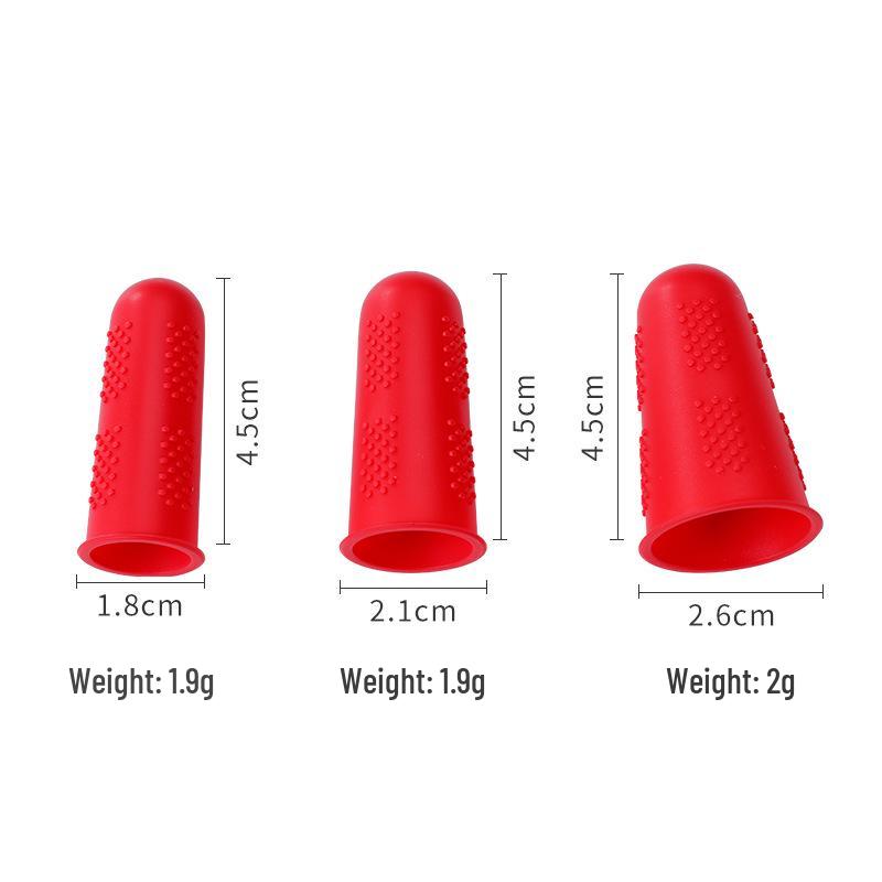 Mânecuțe de silicon antistatice Wenshida pentru degete - Protecții antiderapante rezistente la căldură