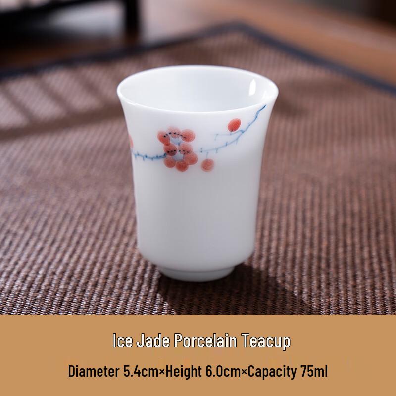 Jade Porcelain Gaiwan Tea Set