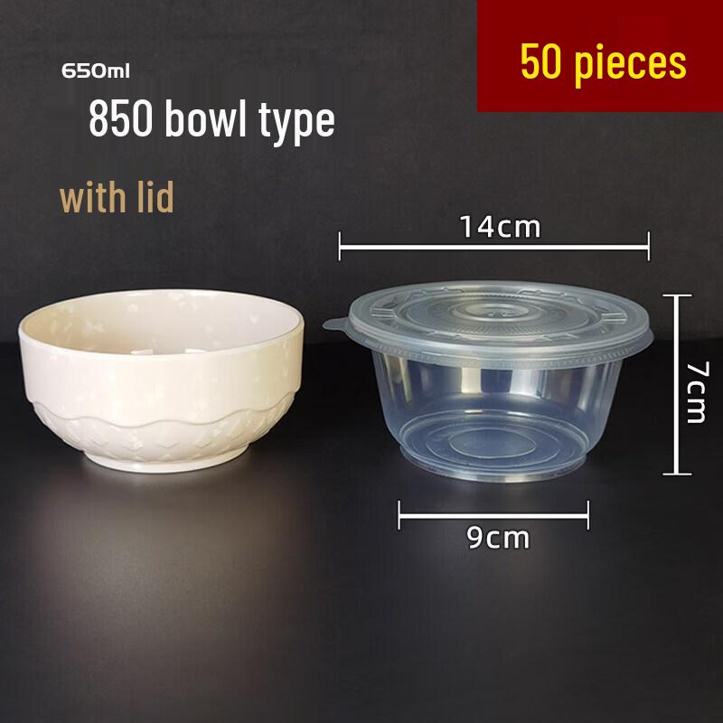 Disposable Plastic Takeaway Bowls