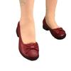 Bow casual Doudou loafer women's shoes spring, summer and autumn four seasons mother middle-aged and elderly low-heeled comfortable mother shoes