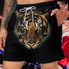 Tiger Head Muay Thai Boxing Kickboxing Shorts 3D Print Fighting Training Unisex Men Women Quick Dry Fitness Gym Sport Workout Casual Streetwear