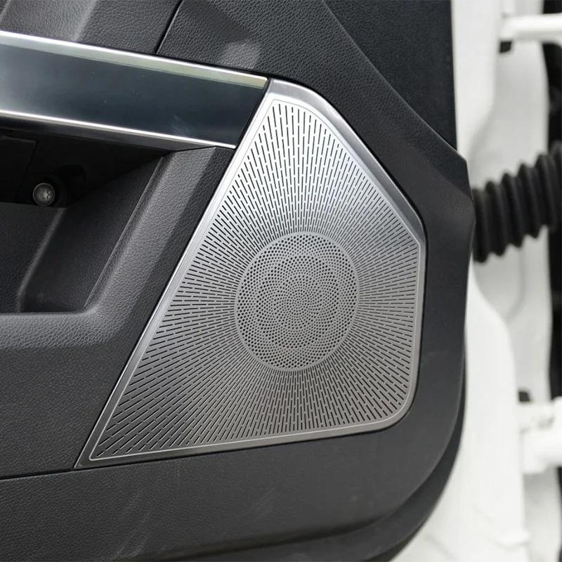 For Mercedes Benz GLK X204 2008-2015 Car Door Panel Loudspeaker Pad Stereo Audio Speaker Cover Trim Frame Interior decoration