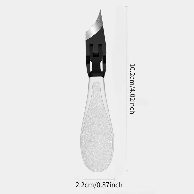 Xiaomi Large Opening Extended Diagonal Blade Anti-Splash Thick & Curved Toenail Clippers Ergonomic Grip for Precise Cutting, Durable