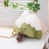 Apricot Lamb 30cm Snow Mountain Plush Pillow Creative Simulation Home Decoration Cute Pet Plush Doll Holiday Gift