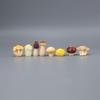 8Pcs Cute Mini Mushrooms Desk Ornament Colorful Desktop Model For Indoor Outdoor Resin Micro Landscape Fairy Garden Decoration