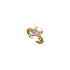 Real Gold Yilu Has Your Full Diamond Ring Opening Adjustable Simple Jewelry Japanese Ring Couple Ring