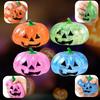 Pumpkin-Head Glitter Squeeze Toy, Slow-Rise Soft-Candy Feel, Non-Stick Tear-Proof Lightweight Compact Quick-Wipe Pliab Gifts In