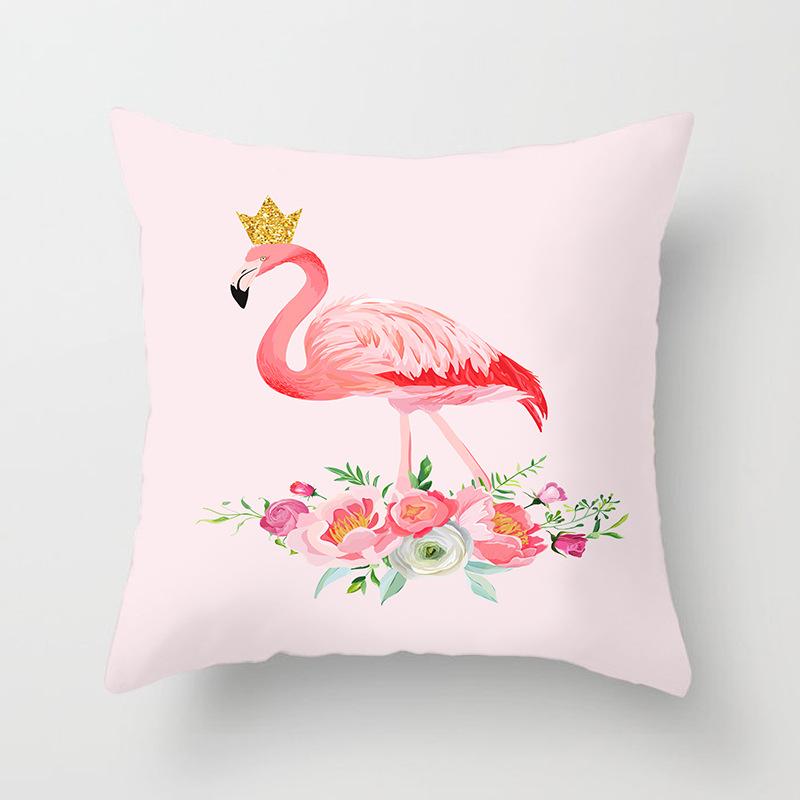 Ins Nordic Unicorn Flamingo Pillowcase Office Home Fabric Pillowcase