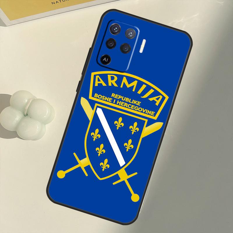 

Чехол с флагом Боснии и Герцеговины для OPPO A15 A74 A54 A94 A52 A72 A31 A53 A53S A5 A9 2020 A3S A5S A83 A91 A93, чехол Find X3 Neo