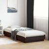 VidaXL Bed Frames, Slat Base, Single Bed, Adult Bedroom Interior Bed, Modern, Black 100x200 Cm Wood 839596