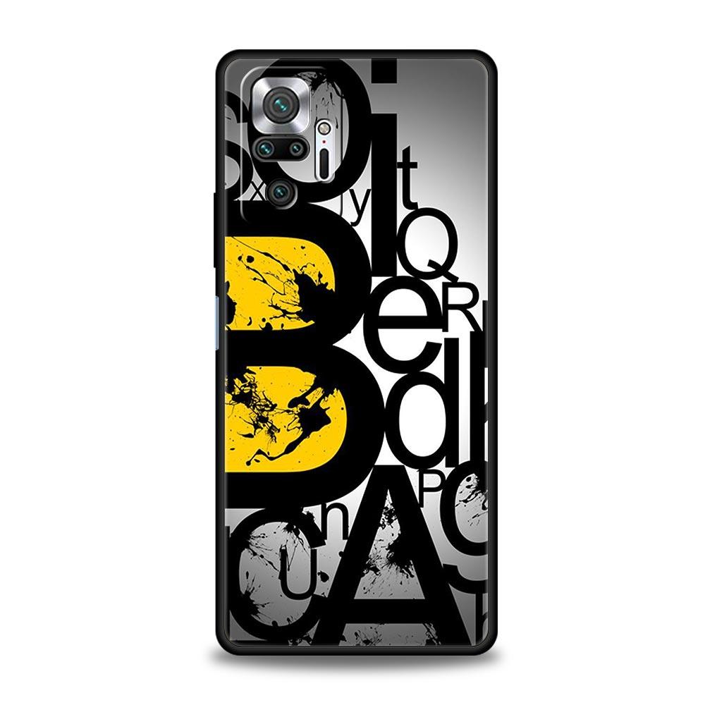 Number Pattern Phone Case Cover for Redmi 14C 10C Note 15 14 13 12 10 11 K40 Pro Plus 5G Soft TPU Shockproof Shell Fundas Capas
