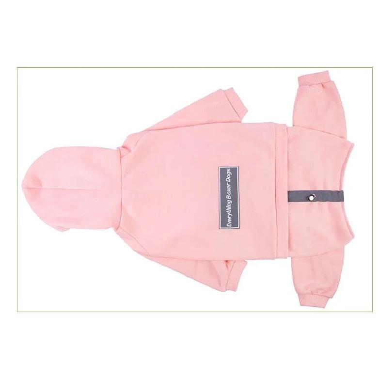 Herbst-/Winterkleidung für große Hunde, Kapuzenpullover, sportliche Hundejacke, warmer Mantel aus Fleece, reflektierender Haustier-Overall für große Hunde, Labrador-Kostüm