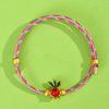 Dragon Boat Festival Tassel Pendant: Five-Color Pink Zongzi String with Gourd for Peace and Health