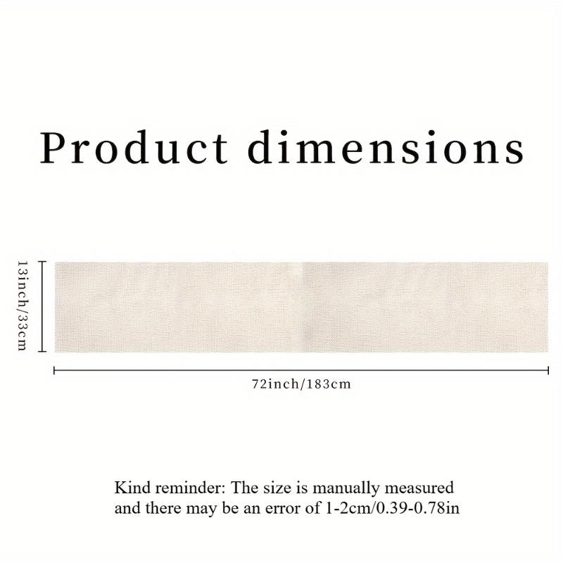 Summer Floral Pattern Tablecloth Boho Chic Wildflower Table Runner Polyester Tablecloth Office Home Party Decor 33.02 X 182.88cm