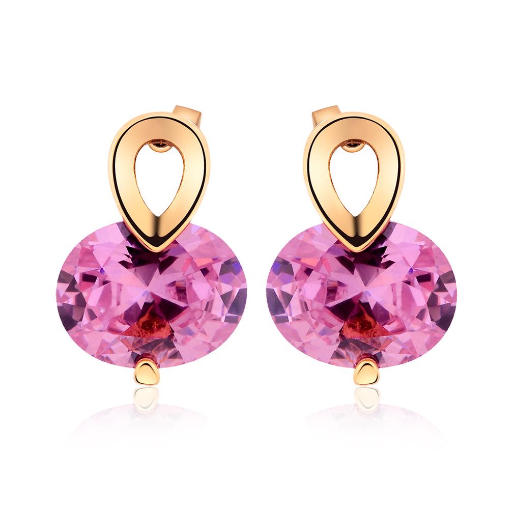 Серьги-цирконы: Модные корейские украшения