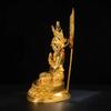 Boutique Tibet Tibetan Copper Tantra Copper Gilt Manjushri Bodhisattva Tabletop Ornament