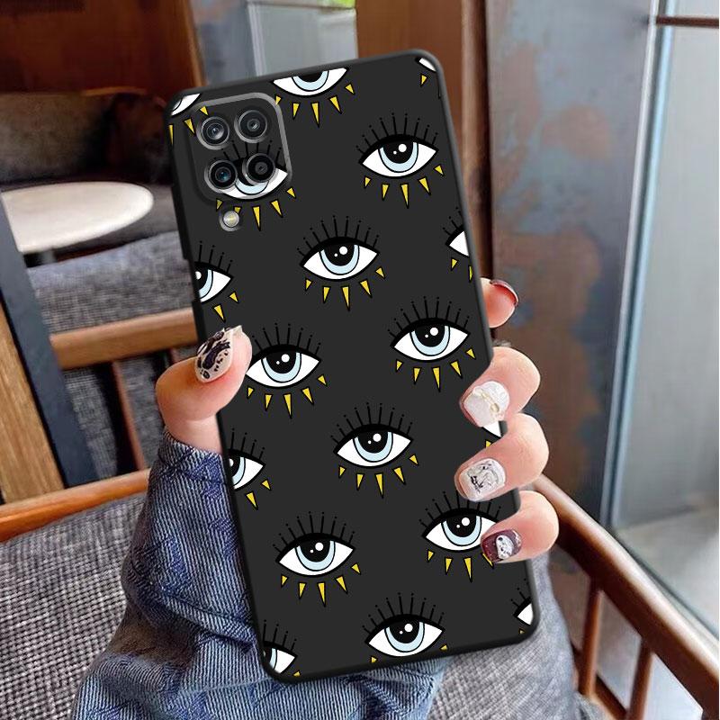 Case Coque for Xiaomi Mi 12 A2 Lite Note 10 Pro 10 5G 9T 10T 11T 9 SE 12X 11 Lite 10S Lucky Eye Blue Evil Eye Print TPU Soft