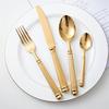 Europe Silver Luxury Fashion Cutlery Set 18/10 Stainless Steel Creativity Gift Roman Column Flatware 304