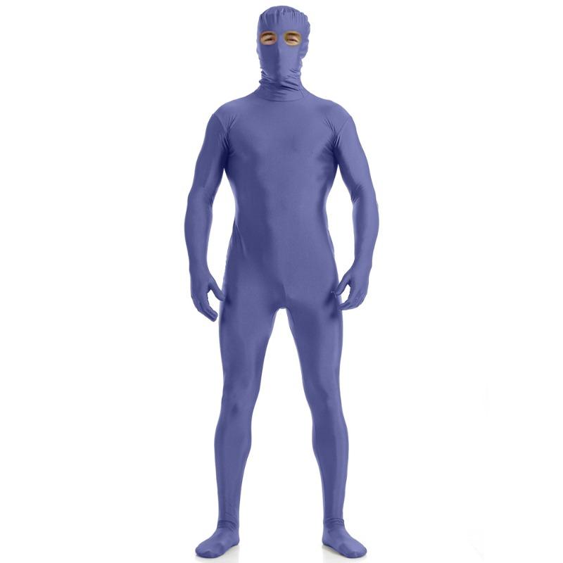 All-inclusive Exposed Tights Solid Color Cross-dressing Gymnastics Clothes Stage Performance Clothes Elastane Cos Clothes Onesie