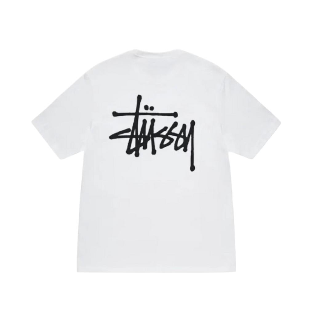 Tričko Stüssy Basic Bílé