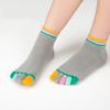 Women Colorful Cotton Five Toe Separator Socks Breathable Heel Grip Sweat Absorbent Wholesale Pack Everyday Comfort Essential
