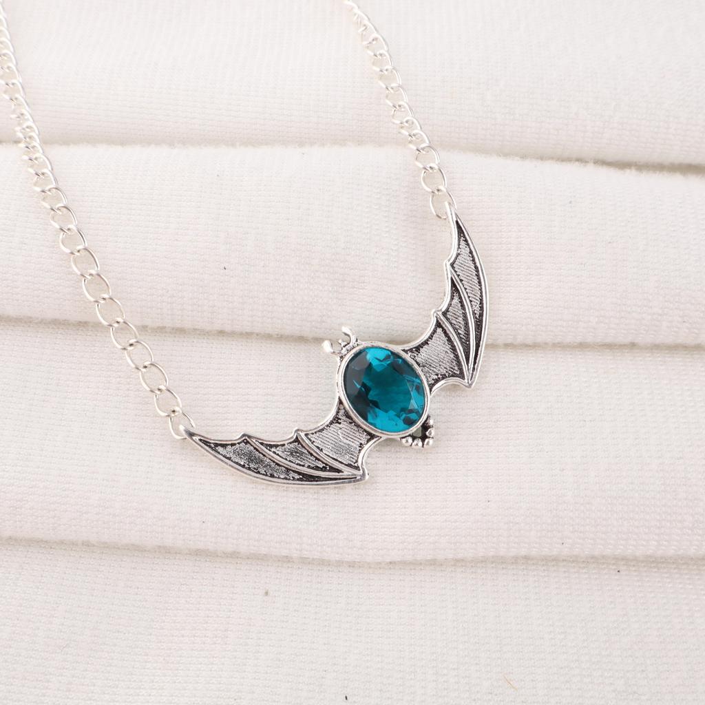 Apatite Gemstone Jewelry, 925 Solid Sterling Silver Pendant Handmade Gorgeous Silver Jewelry For Wedding Gift