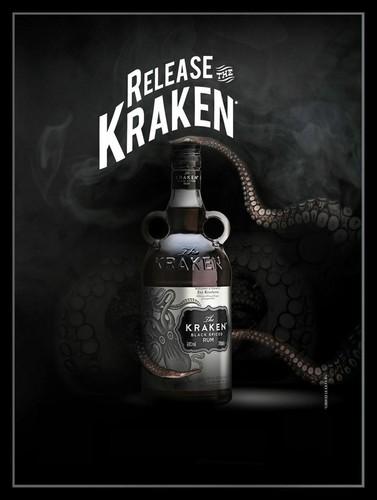 Kraken Spiced Rum Retro Vintage Aluminium Sign BarPubClub Alcohol aluminum 20x30cm