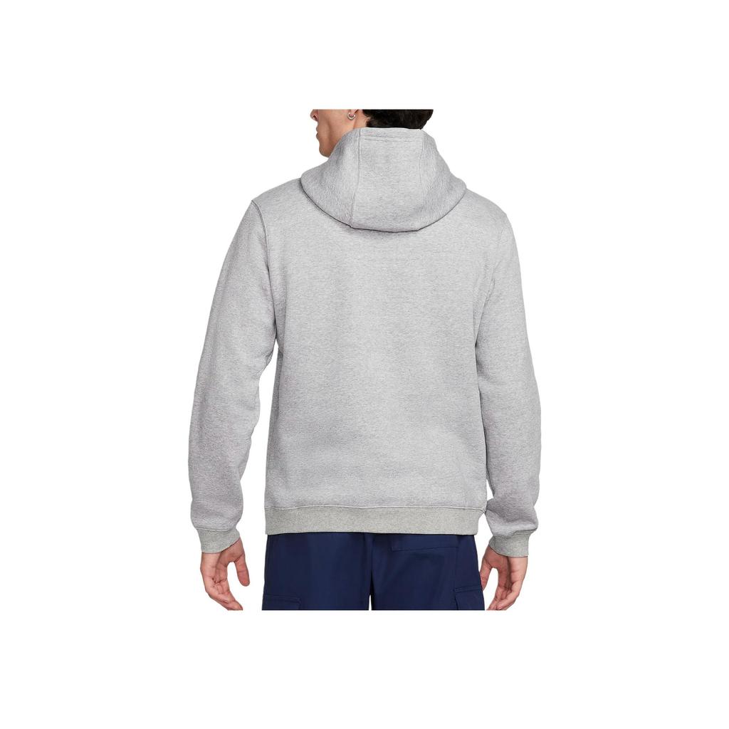 Nike F.C. Hanorac Moale Confortabil cu Design cu Imprimeu Litere Barcelona Club Fleece pentru Bărbați, Gri DZ4678-063