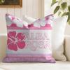 Fashion AALBA RROSA Cushion Cover Eco Linen Pillow Case DoubleSided Print Breathable Durable Zipper Home Decor Gift