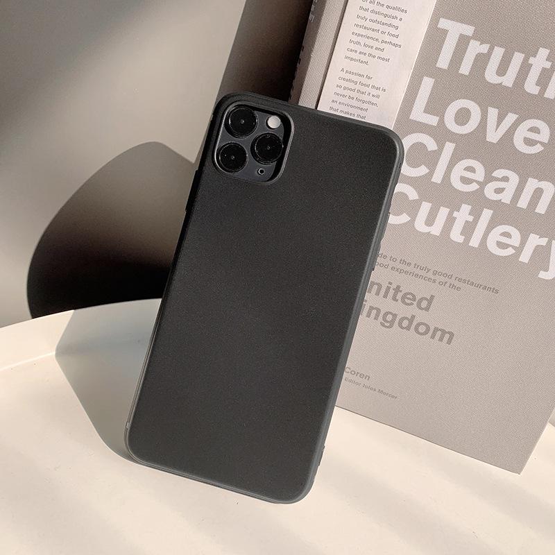 Матовый чехол для iphone17 iPhone 13 Полупрозрачный X/16 мягкий чехол 12 подходит для 11 простой 15proMax однотонный 17promax