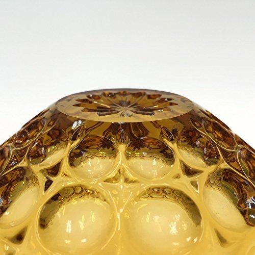 Aderia (ADERIA) Medium Bowls, Amber, Maximum 15cm x 4.5cm High, Suigetsu Design, Set of 3, Made in Japan, F-70385
