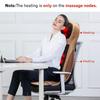 Pain Relief Electric Heating Vibrating Back Massager Chair Office Massage Lumbar Heating Full Body Massage Neck Mattress