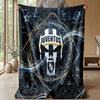 Coperta a tema Juventus FC Morbida coperta in flanella Coperta morbida tipo plaid Coperta accogliente per divano e letto per arredamento domestico