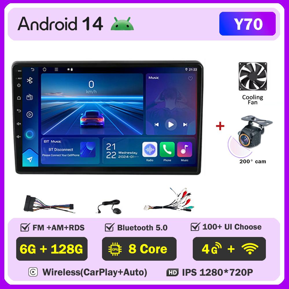 For Hyundai I40 2011-2019 Car Radio Player Car Carplay Screen Autoradio Mirror Link Car Intelligent Systems Touch Screen 8 Core