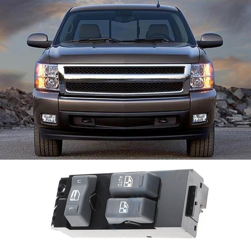 Car Window Lifter Electric Power Window Master Switch Control Button for Sierra 1500 2500 3500 Replace 15047637 19259957