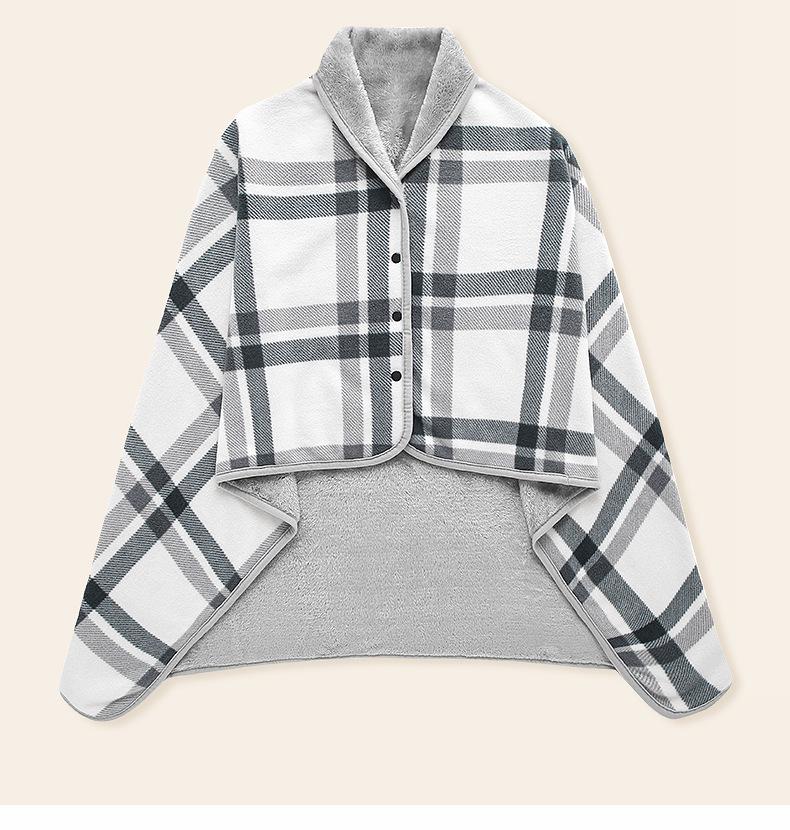 Multifunctional Mink Velvet Office Throw: Air Conditioner Blanket, Nap Quilt, Shawl