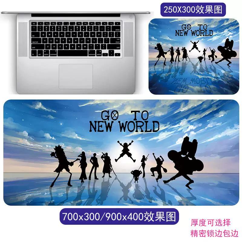 Cartoon Anime ONE PIECE Mouse Pad Oversized One Piece Roronoa Zoro Monkey D. Luffy Animation Game Office Computer Desk Mat Two-dimensional Peripheral