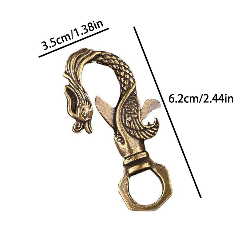 Figurine cu dragon de cupru de epocă Ornamente mici, retro, alamă, animale, lanțuri de chei pentru mașini, artizanat, decorațiuni pentru birou, accesorii