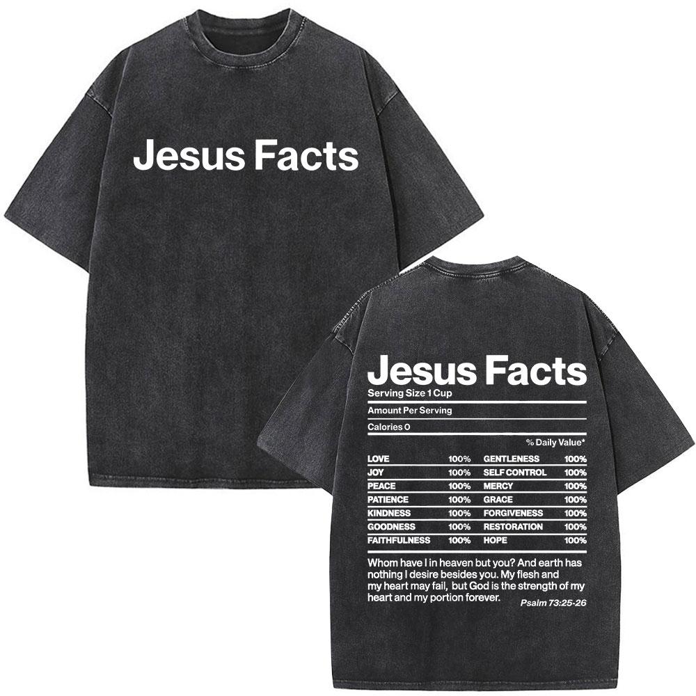 Christian Religious Jesus Forgive Them Father Bible Verse Vintage Acid Washed Tshirt Men Fashion Oversized T Shirts Streetwear