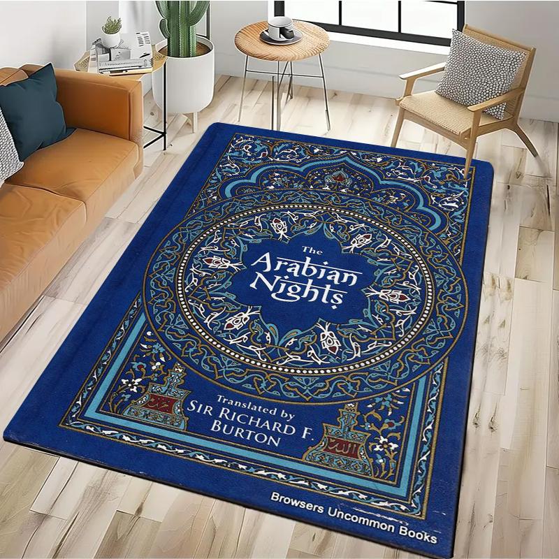 Aladdin Pattern Door Mat Carpet for Living Room Sofa Washable Bedroom Kitchen Hallway Home Decoration Sofa Table Kids Area Rugs