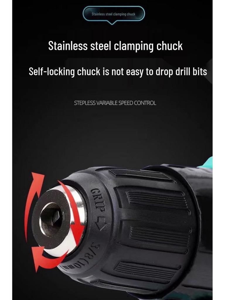 SDYI High-Power Brushless Rechargeable Electric Drill & Screwdriver