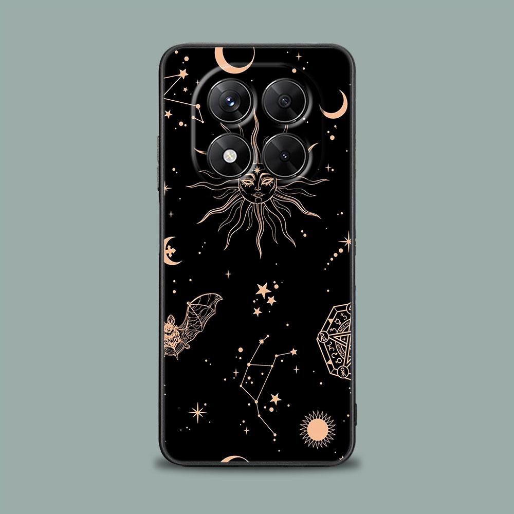 Handyhülle für Xiaomi Redmi 15C 14C 12C 13C Redmi Note 15 14 13 12 11 10 Pro Plus 12S Hülle Sonne Mond Tarotkarte Astrologie Magie