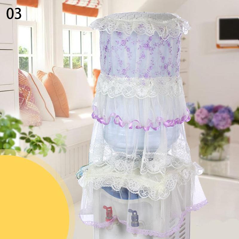 Water Dispenser Covers Lace Embroidered Drinking Fountain Machine Dust Cover Dustproof Protector Household Kitchen Accessories