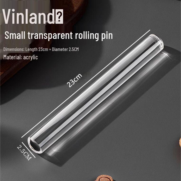 Нетоксичный прозрачный акриловый скалка для выпечки