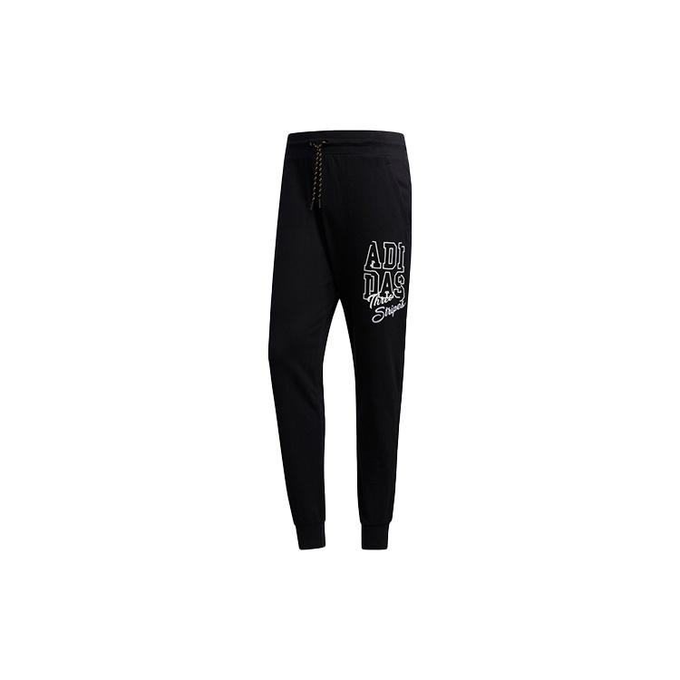 adidas neo Lacing Printing Sports Pants Black Men s EI6277 S