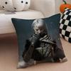 Cool Tactical Chinese Game D-Delta Force Cushion Cover Throw Pillow Cover Hidden Button Durable Polyester Chair Cushion