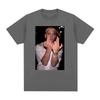 Rapper Eminem Gesture Graphic Tshirt Unisexs Women Hip Hop Fashion Short Sleeve Tshirts Summer Cotton Casual T Shirt Streetwear
