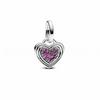 Valentine'S Daycopper Couple Love Heart Flower Romantic Lover Wedding Charm Bead Fit Original Bracelet Necklace Diy Jewelry