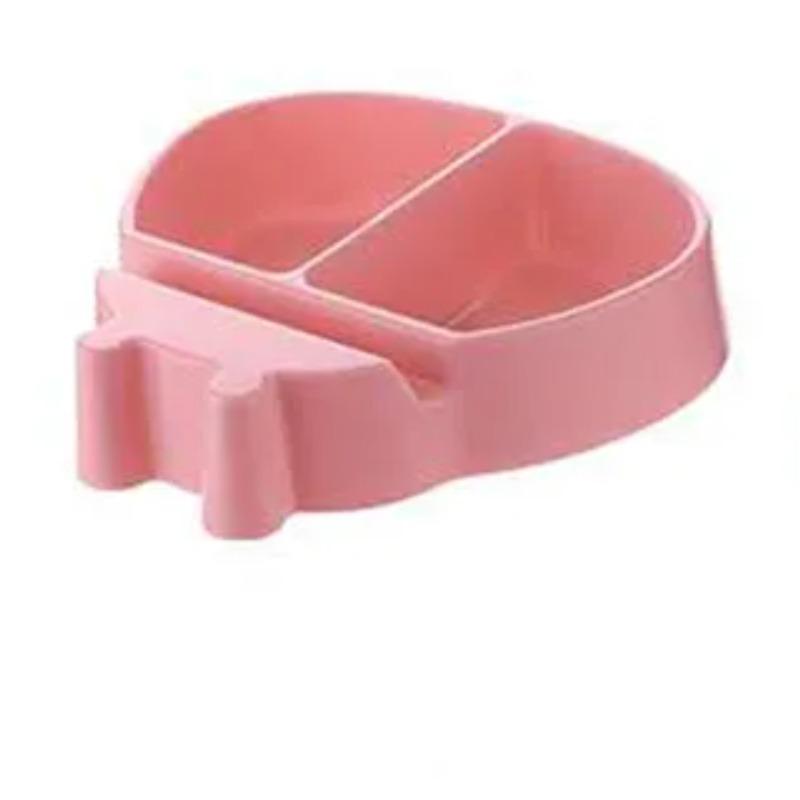 Plates For Food Creative Shape Lazy Snack Bowl Plastic Double Layers Snack Storage Box Bowl Lazy Fruit Plate Bowl Artifact Plate