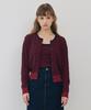 Ttudement Stripe Crewneck Cardigan Navy
